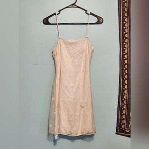 Cream colored J R NITES slip dress
